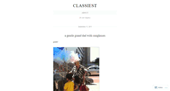 Desktop Screenshot of classiest.wordpress.com