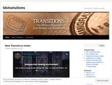 Tablet Screenshot of ldstransitions.wordpress.com