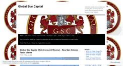 Desktop Screenshot of globalstarcapital.wordpress.com