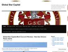 Tablet Screenshot of globalstarcapital.wordpress.com