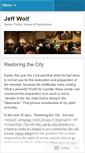 Mobile Screenshot of jeffwolf.wordpress.com
