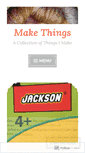 Mobile Screenshot of makethings.wordpress.com