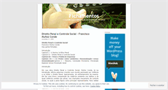 Desktop Screenshot of fichamentos.wordpress.com