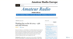 Desktop Screenshot of amateurradio.wordpress.com