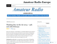 Tablet Screenshot of amateurradio.wordpress.com