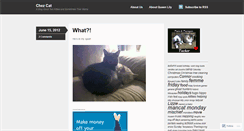 Desktop Screenshot of chezcat1970.wordpress.com