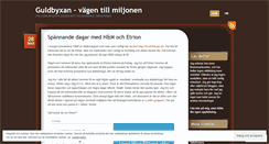 Desktop Screenshot of guldbyxan.wordpress.com