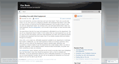 Desktop Screenshot of fireboots.wordpress.com