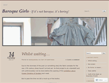 Tablet Screenshot of baroquegirls.wordpress.com
