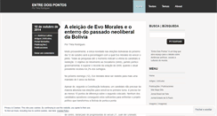 Desktop Screenshot of entredoispontos.wordpress.com