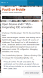 Mobile Screenshot of paulbonmobile.wordpress.com