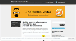 Desktop Screenshot of pildorasdecomunicacion.wordpress.com