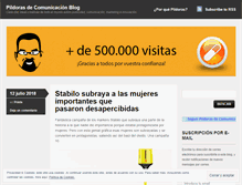 Tablet Screenshot of pildorasdecomunicacion.wordpress.com
