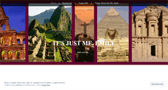 Desktop Screenshot of itsjustmeemily.wordpress.com