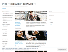 Tablet Screenshot of interrogationchamber.wordpress.com