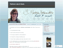 Tablet Screenshot of mahlbrandt.wordpress.com