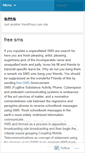 Mobile Screenshot of freesmsbest.wordpress.com