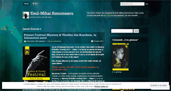 Desktop Screenshot of emilmihaisimionescu.wordpress.com