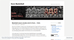 Desktop Screenshot of gunnbasketball.wordpress.com