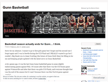 Tablet Screenshot of gunnbasketball.wordpress.com