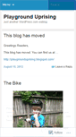 Mobile Screenshot of playgrounduprising.wordpress.com