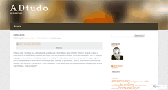 Desktop Screenshot of adtudo.wordpress.com