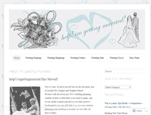 Tablet Screenshot of helpimgettingmarried.wordpress.com