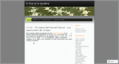 Desktop Screenshot of alfinaldelaescalera.wordpress.com