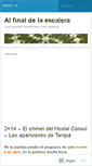 Mobile Screenshot of alfinaldelaescalera.wordpress.com