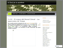 Tablet Screenshot of alfinaldelaescalera.wordpress.com