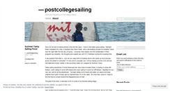 Desktop Screenshot of postcollegesailing.wordpress.com