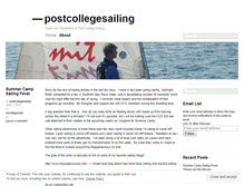 Tablet Screenshot of postcollegesailing.wordpress.com