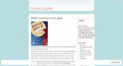 Desktop Screenshot of hypersuper.wordpress.com
