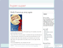Tablet Screenshot of hypersuper.wordpress.com