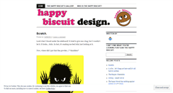 Desktop Screenshot of happybiscuitdesign.wordpress.com