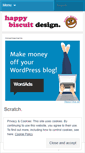 Mobile Screenshot of happybiscuitdesign.wordpress.com