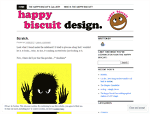Tablet Screenshot of happybiscuitdesign.wordpress.com
