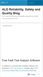 Mobile Screenshot of aldreliability.wordpress.com