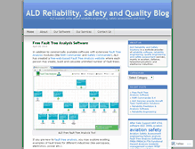 Tablet Screenshot of aldreliability.wordpress.com