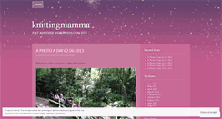 Desktop Screenshot of knittingmamma.wordpress.com