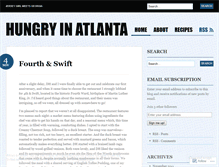 Tablet Screenshot of hungryinatlanta.wordpress.com