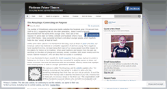 Desktop Screenshot of platinumprimetimers.wordpress.com