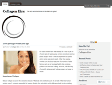 Tablet Screenshot of collageneire.wordpress.com