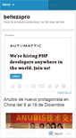 Mobile Screenshot of bellezapro.wordpress.com