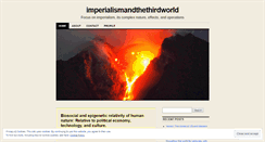 Desktop Screenshot of imperialismandthethirdworld.wordpress.com