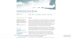 Desktop Screenshot of franklinbodywork.wordpress.com