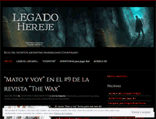 Tablet Screenshot of legadohereje.wordpress.com