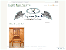 Tablet Screenshot of heavenstouch.wordpress.com