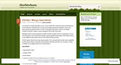 Desktop Screenshot of herbiwhore.wordpress.com