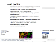 Tablet Screenshot of elpocito.wordpress.com